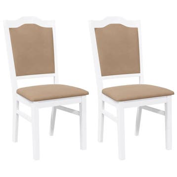 Eetkamerstoelen wit hout - Tweede kansje, OP = OP!, Twee, Overige kleuren, Verzenden, Zo goed als nieuw