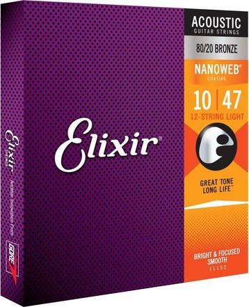 A-Git.snaren 10-47 12-String Nanoweb Bronze (Audio & Hifi), Audio, Tv en Foto, Verzenden, Nieuw