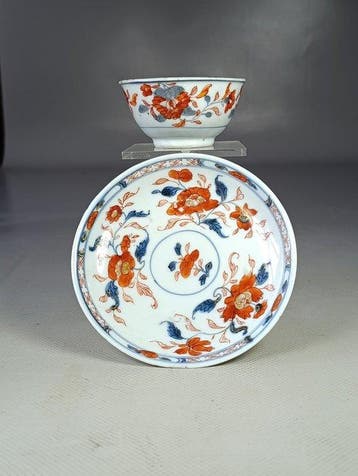 Tasse et soucoupe (3) - Ensemble de bols à thé (gobelets) et