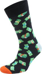 Happy Socks Sokken Money Money maat 41-46 Heren, Kleding | Heren, Sokken en Kousen, Verzenden, Nieuw, Zwart, Happy Socks