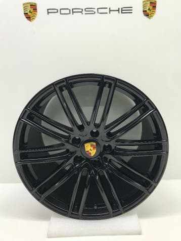 Porsche Cayenne ORIGINELE 21 inch Turbo III GTS met banden, Ophalen, Gebruikt, 295 mm, Banden en Velgen