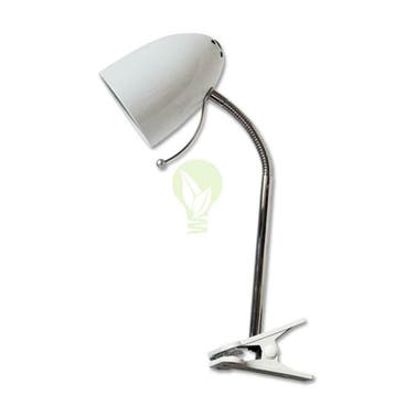 LED Bureau/Tafellamp met klem | Wit, Verzenden, Nieuw, Metaal