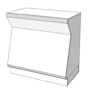 *TIP*  Toonbank met inham deuren en vak C-PNO-003, Ophalen of Verzenden
