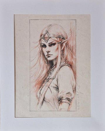 Emma Wildfang - Zelda - Series -Icons on Paper, Nieuw
