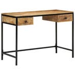 vidaXL Schrijfbureau met lade met opslag Bruin 105 x 50 x 75, Verzenden, Nieuw