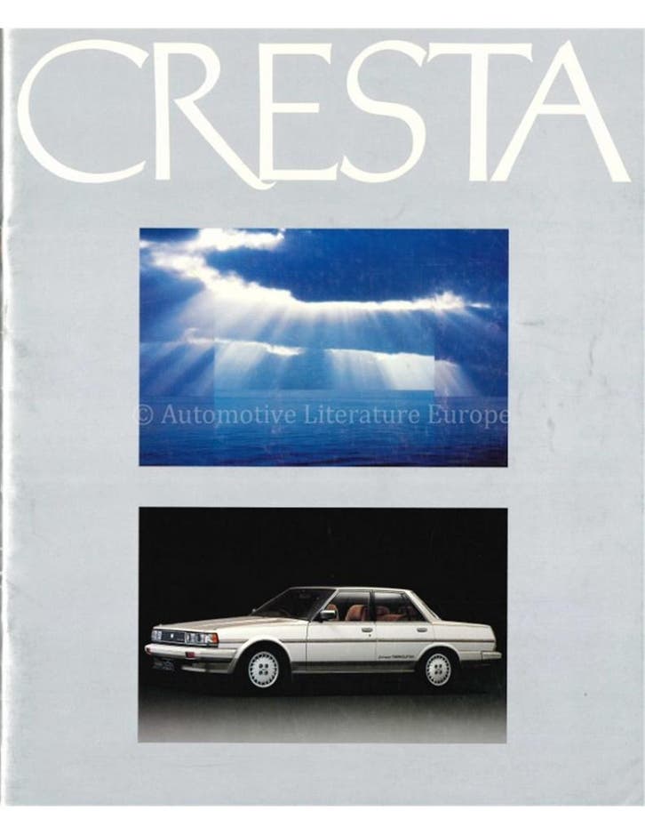 1992 TOYOTA CRESTA BROCHURE JAPANS, Boeken, Auto's | Folders en Tijdschriften