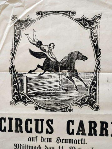 Circus Carré. - Extra-Vorstellung in der höheren Reitkunst -