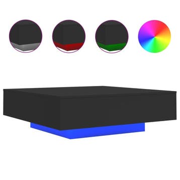LED Salontafel 100cm - Tweede kansje, OP = OP, Gebruikt, 50 tot 100 cm, Verzenden, Vierkant