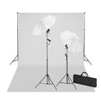 vidaXL Studioset met witte achtergrond en lampen 600x300 cm, Verzenden, Nieuw
