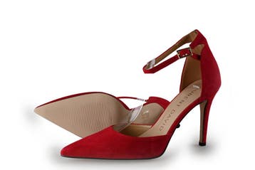 Laurent David Pumps in maat 39 Rood, Kleding | Dames, Pumps, Verzenden, Zo goed als nieuw, Laurent David