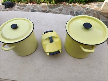 Le Creuset - Keukencontainer (3) - Set van 3 vintage
