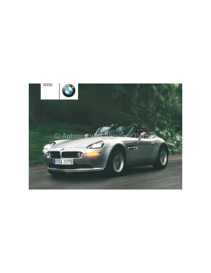 2002 BMW Z8 INSTRUCTIEBOEKJE NEDERLANDS, Autos : Divers, Modes d'emploi & Notices d'utilisation, Enlèvement ou Envoi