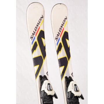 100 110 kinder skis SALOMON 24hrs MONOQUE SA + Salomon C5, Verzenden