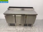 Acier inoxydable Comptoir réfrigéré 3 portes 137 cm 230V, Verzenden