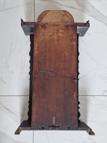 Wandklok - Hout, Messing - 1920-1930, Antiek en Kunst