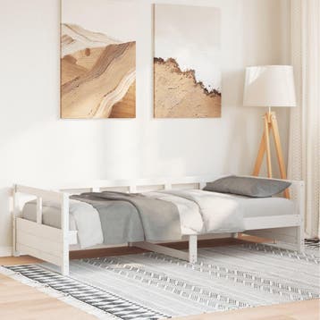 vidaXL Slaapbank zonder matras 90x200 cm massief grenenhout, Verzenden