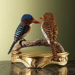 Zebra-IJsvogel Koppel Taxidermie Opgezette Dieren By Max, Ophalen of Verzenden, Opgezet dier