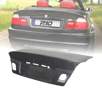 PORTE DE COFFRE ARRIÈRE POUR BMW E46 CABRIO 99-05 CARBONE, Autos : Pièces & Accessoires, Verzenden