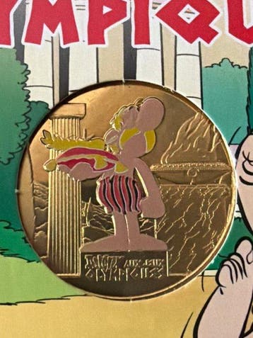 Frankrijk. 10 Euro 2024 Asterix bei den Olympischen Spielen, Postzegels en Munten
