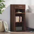 vidaXL Dressoir 40x42,5x93 cm bewerkt hout bruin eikenkleur, Verzenden, Nieuw