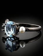 Topaze - Argent - Bague - Élégance naturelle