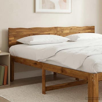 vidaXL Live Edge Hoofdbord ROSTOCK Naturel 180 cm Massief, Verzenden
