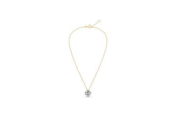 Collier - 14 carats Or jaune - 3.04ct. tw. Diamant (Cultivé, Nieuw