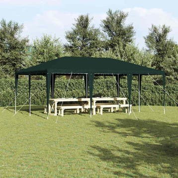 vidaXL Partytent Groen 600 x 400 x 266 cm Polyethyleen en, Verzenden