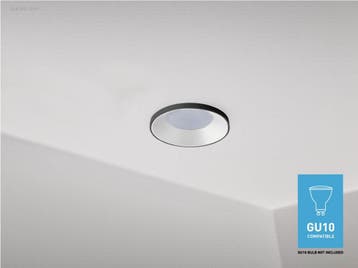 (50x) GU10 Inbouw armatuur wit en zwart met..., Nieuw