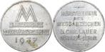 Aluminiummedaille 1937 Leipzig, Postzegels en Munten, Verzenden, België