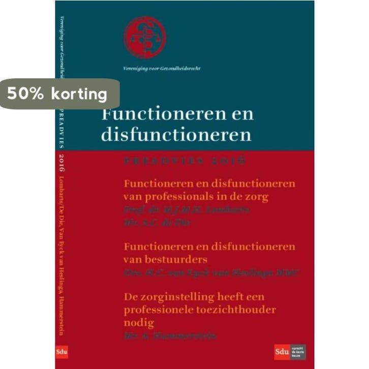 Functioneren en disfunctioneren 9789012397568, Boeken, Wetenschap, Gelezen, Verzenden