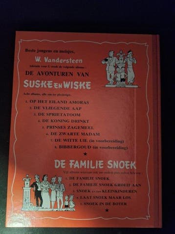 Suske en Wiske - De zwarte madam - De Baeke uitgaven luxe, Boeken, Nieuw