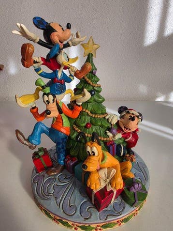 Disney - Figurine - Merry Tree Trimming - Résine