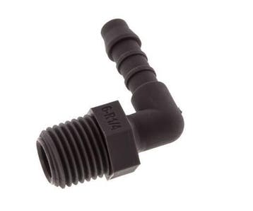 Raccordement pour tuyau flexible 6 mm (1/4) et R1/4 PA 6, Verzenden