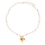 Statement Ketting met Imitatieparels en Hartje - My Jeweller, Verzenden, Nieuw