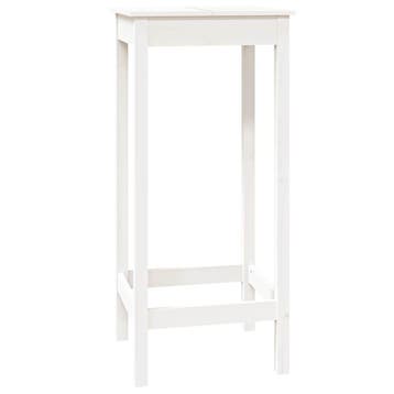 Strakke witte bartafel | Retour deal met 34% voordeel, Huis en Inrichting, Verzenden, Zo goed als nieuw
