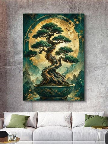 Shayer - Moonlit Spirit of Bonsai - XL - 60x80cm - 1/1
