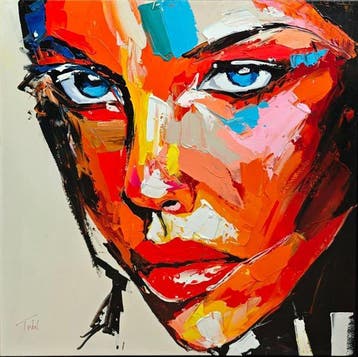 Loïc Tuhal (1962) - Intense Gaze