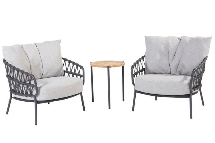 4 Seasons Outdoor Calpi bistroset met Yoga tafel |, Tuin en Terras, Tuinsets en Loungesets