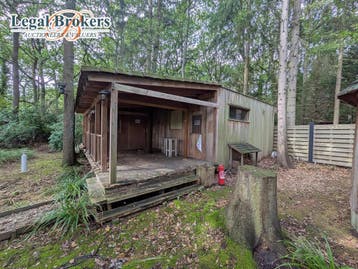 Houten chalet met inhoud(MARGE), Ophalen of Verzenden, Zo goed als nieuw