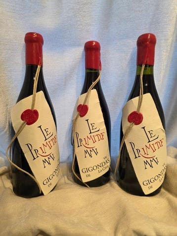 2006 Gigondas,Le Primitif - Gigondas - 3 Bouteilles (0,75 L), Collections, Vins