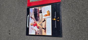 2 flessen Johnnie Walker - Reclamebord (2) - Staal