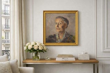 Abel Lauvray (1870-1950) - Le portrait de Madame Lauvray