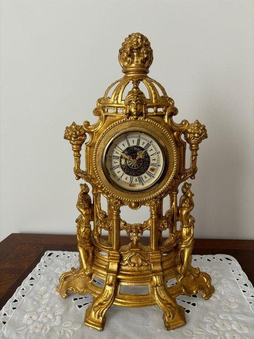 Kandelaber (3) - Verguld brons, Antiek en Kunst, Curiosa en Brocante