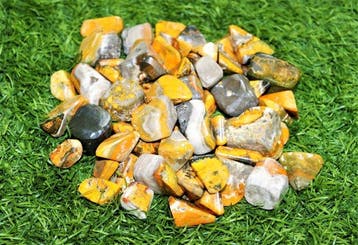 1 kg de pierres roulées en jaspe bourdon naturel - galets