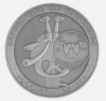 Kameroen. 1000 Francs 2025 Stanislaw Lem - Star Diaries , 2