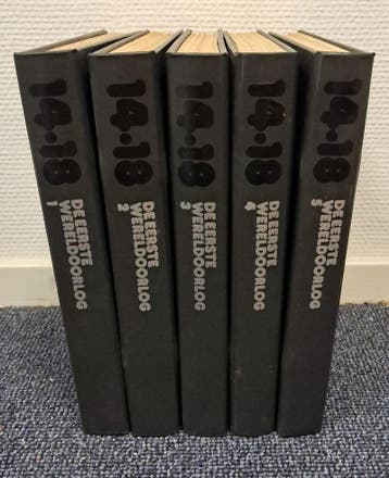 14-18 De Eerste Wereldoorlog (5-delige verzamelband), Boeken, Verzenden, Nieuw