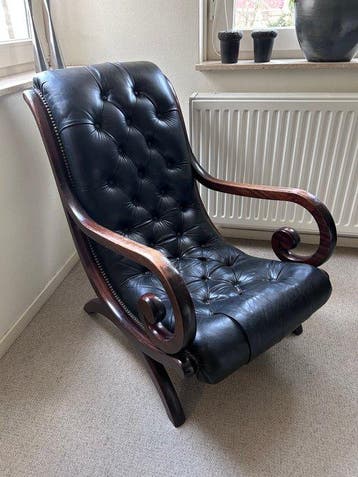 chesterfield - Fauteuil - 670 Lounge Stoel - Kalfsleer -