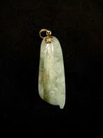 Hanger, in uitstekende staat. - Jade, Goud - China - 20e