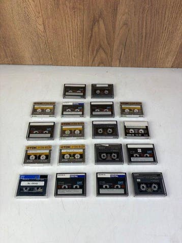 TDK & Sony - 18x DAT Tapes - DAT - digital audio tape